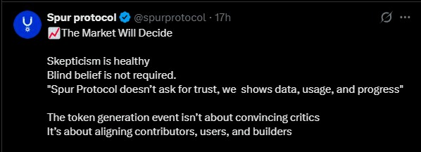 Spur Protocol Listing Update Spur Protocol Listing Update