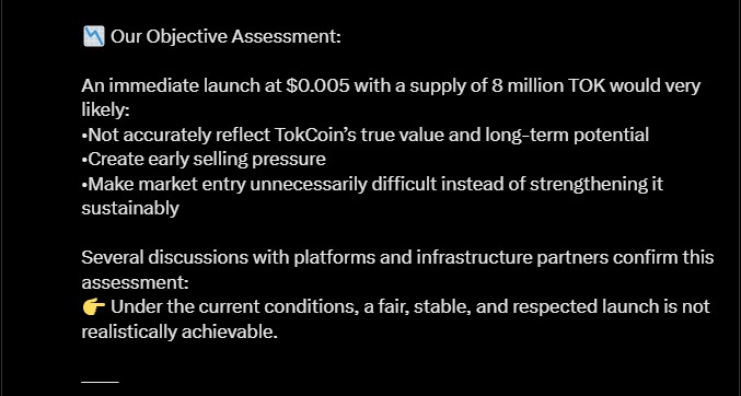 Tok Coin Token Total Supply 8M