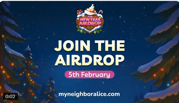 My Neighbor Alice Airdrop 2026 is a play-to-earn gaming airdrop that will start on February 5, 2026,