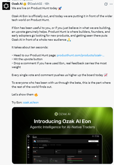 Ozak AI Eon is officially out