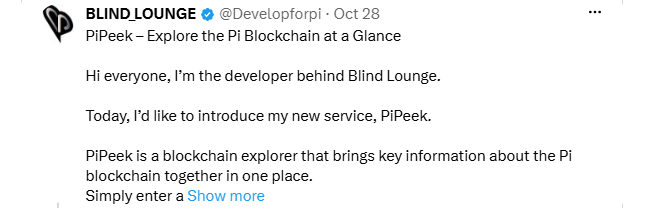 PiPeek Launch Update PiPeek Launch Update