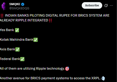 SMQKE Tweet about Ripplle