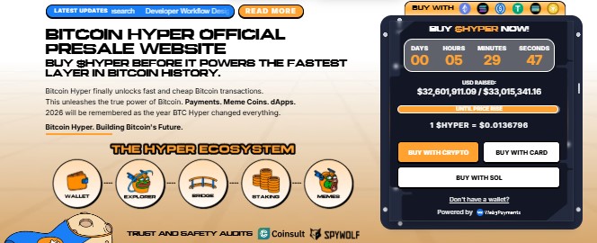 Bitcoin Hyper presale