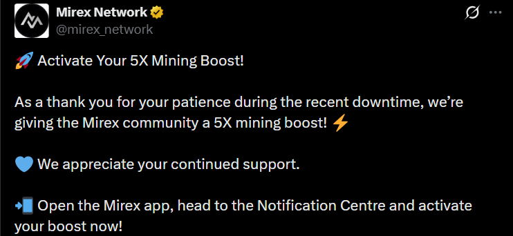Mirex Network News X Post Mirex Network News X Post