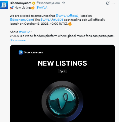 Valya crypto listing on Biconomy this week