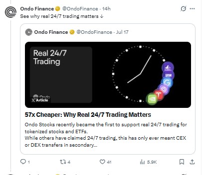 real 24/7 Trading in Ondo Finance real 24/7 Trading in Ondo Finance