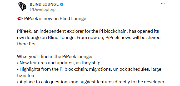 PiPeek Blockchain Explorer PiPeek Blockchain Explorer
