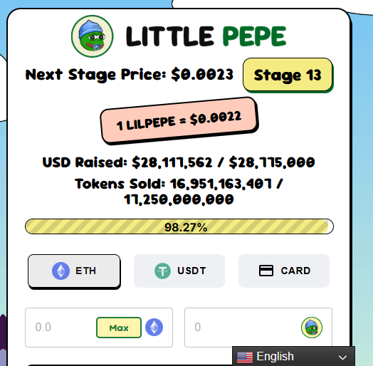 little pepe next stage update