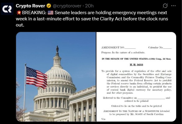US Senate Clarity Act US Senate Clarity Act