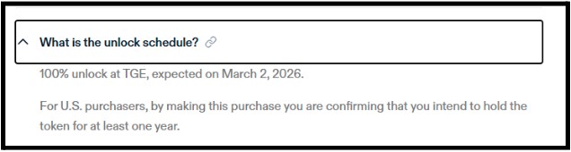 USD.AI token sale and TGE on CoinList