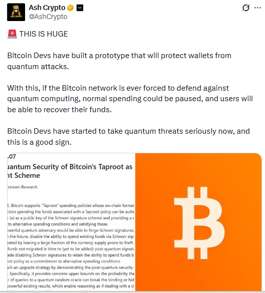 Bitcoin Quantum-Resistant Wallet rescue prototype demo