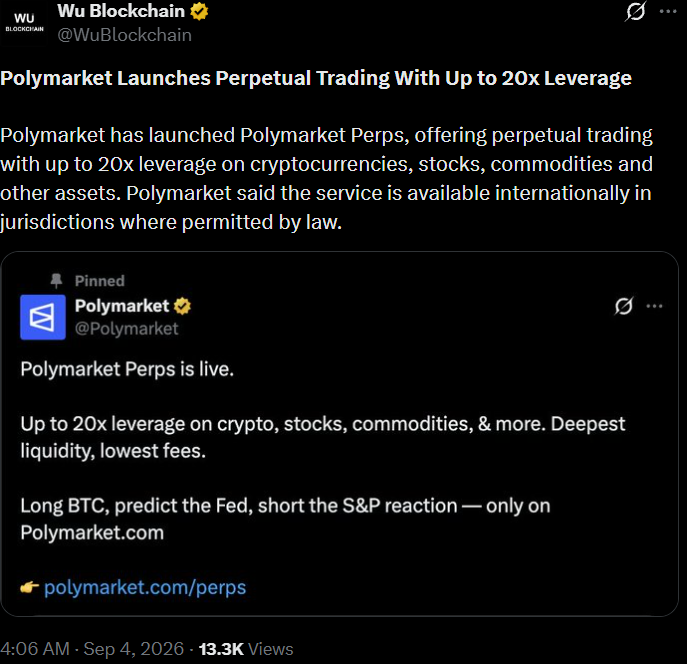 Polymarket news today