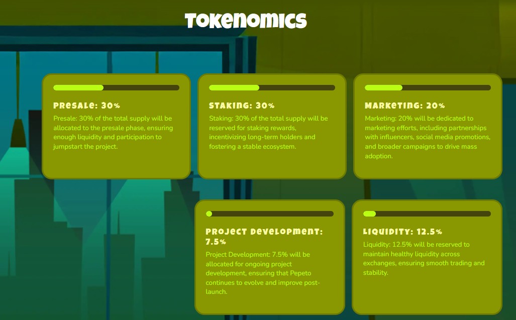 Pepeto official tokenomics page Pepeto official tokenomics page