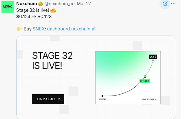 Stage 32 is live 15.5M Raised