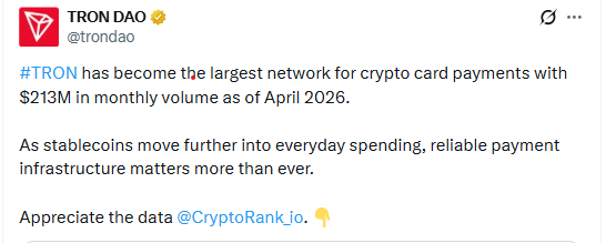 TRON DAO X official post 