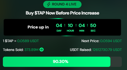 Official DigiTap Presale Dashboard Official DigiTap Presale Dashboard