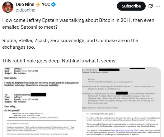 Satoshi in Epstein Satoshi in Epstein