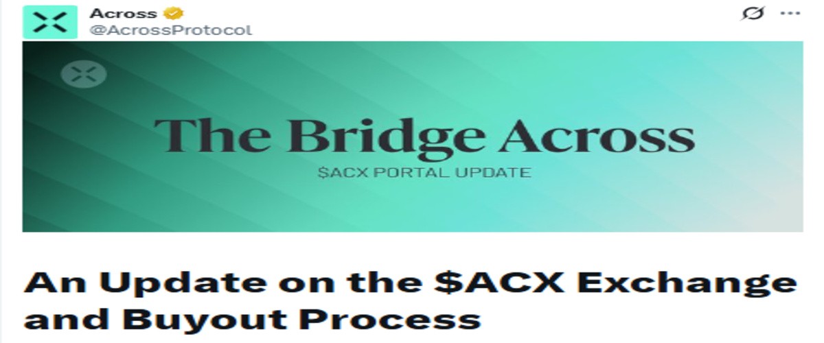 ACX exchange post screenshot of portal live update ACX exchange post screenshot of portal live update