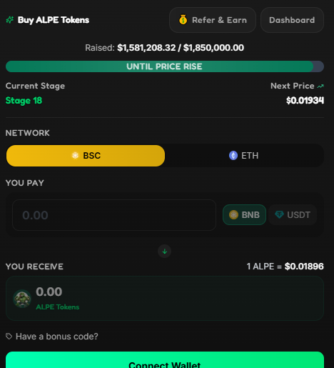 AlphaPepe Presale Details