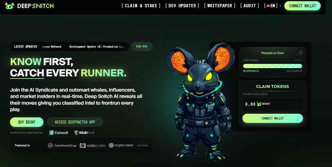 DeepSnitch AI staking portal DeepSnitch AI staking portal