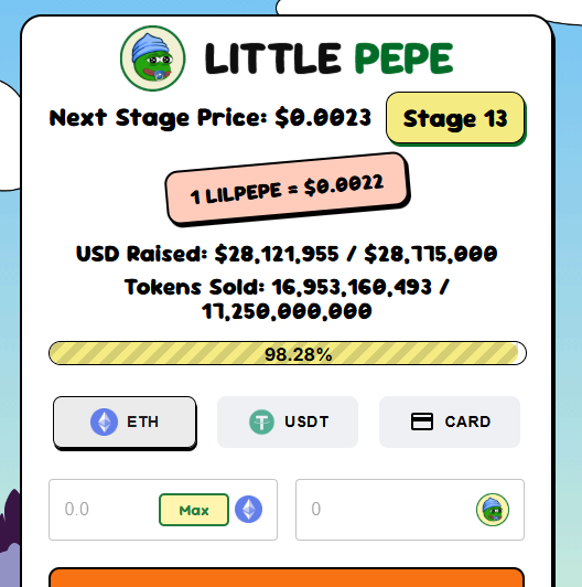 Little pepe stage 13 price 