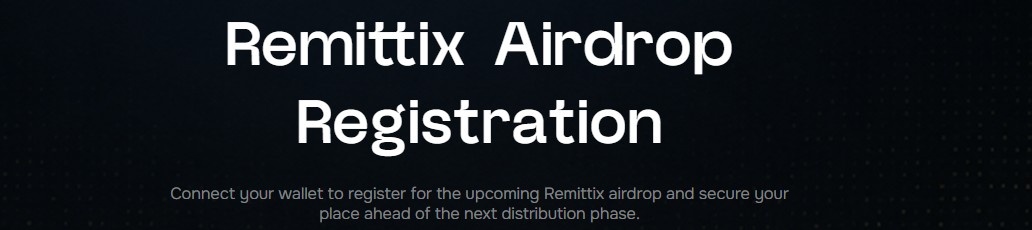 Remittix Token Claim Registration 