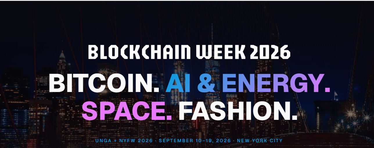 Blockchain Week 2026 Blockchain Week 2026