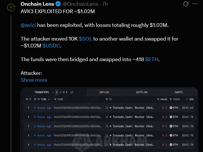 Avici Exploit Adds Fresh Risk Avici Exploit Adds Fresh Risk
