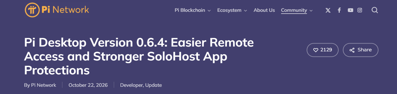 Pi Desktop Update Pi Desktop Update