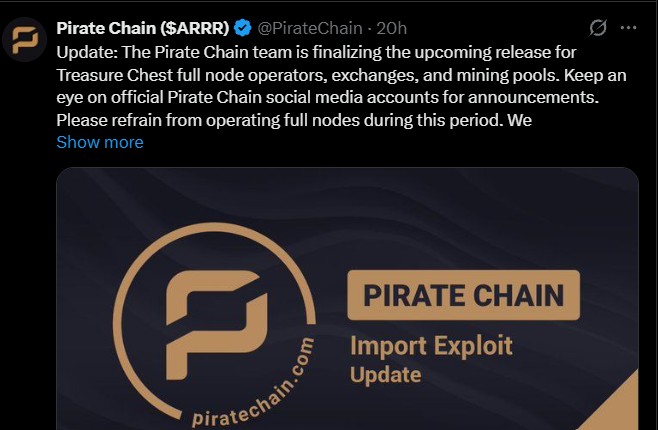 Pirate Chain Crypto Exploit News