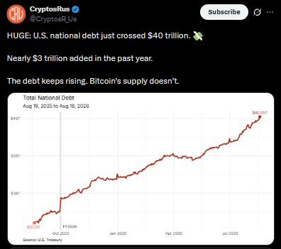 CryptoRuns Official Tweet