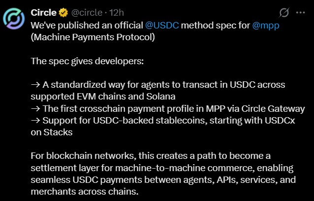 Circle USDC payment network Circle USDC payment network