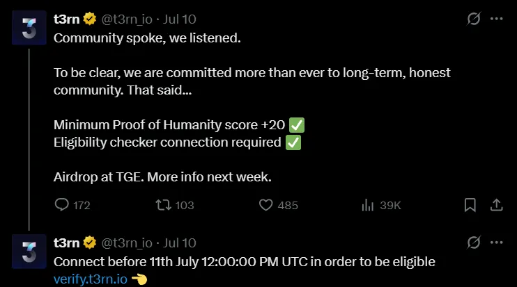 T3rn Airdrop Claim Guide