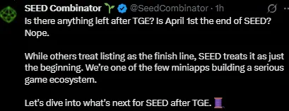 Seed Future plan Seed Future plan