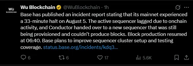 Base Network Block Halt resolved