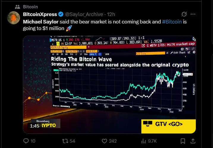 Bitcoin Could Reach $1M