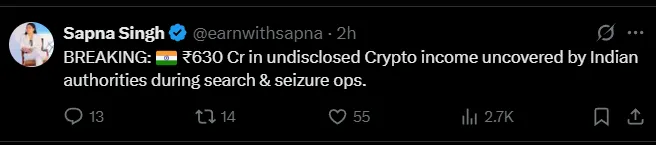 rs.630 cr hidden crypto income found