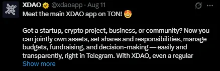 TonXDAO farming Details