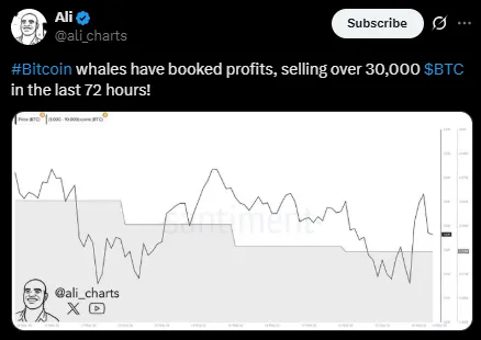 Bitcoin Whale Selloff Bitcoin Whale Selloff