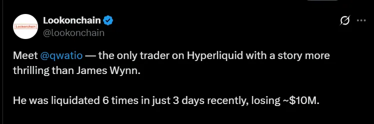 Hyperliquid $10M Loss