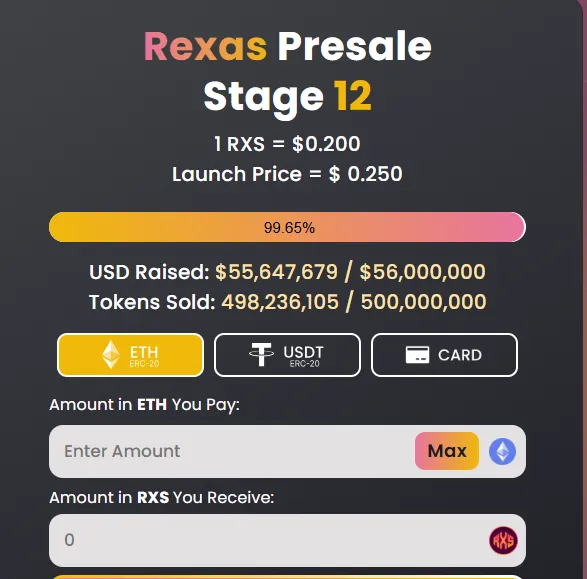 Rexas Presale