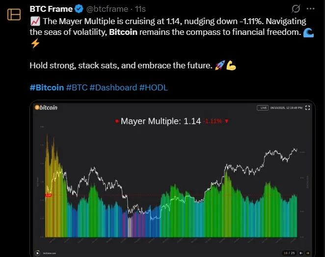 Bitcoin $BTC Frame Chart