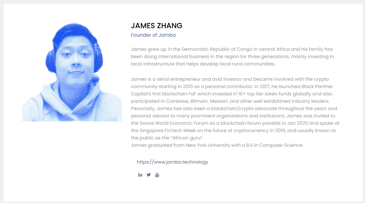 See for yourself, here’s a Linkedin URL to a Jambo company: