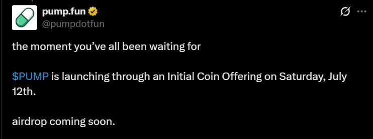 Pumpfun Airdrop Coming Soon