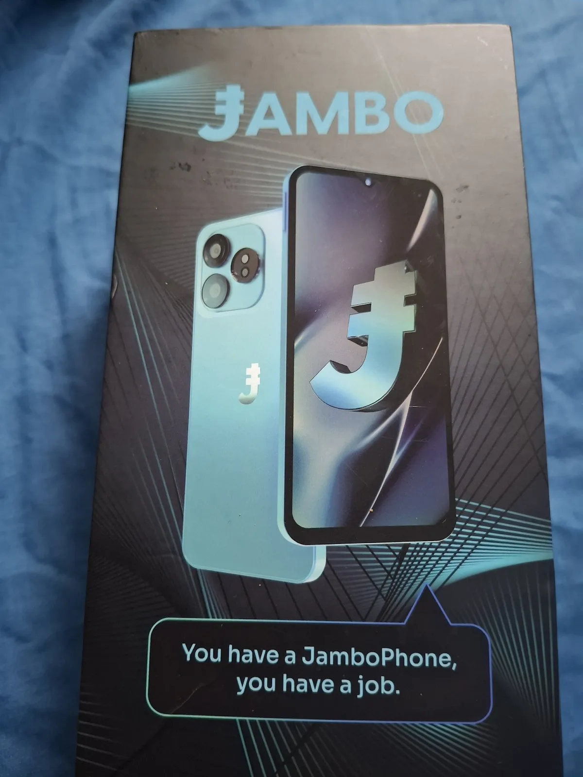 Photo of Jambo (J) Phone unboxing from @DefiPrince88 at Twitter (X).