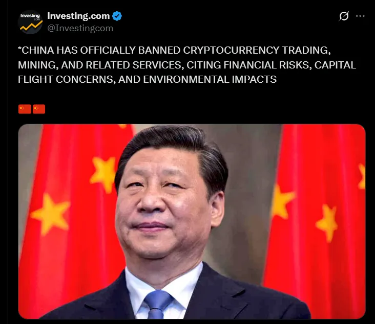 China Banned Crypto