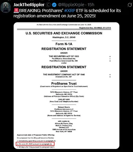 Proshares XRP etf Proshares XRP etf