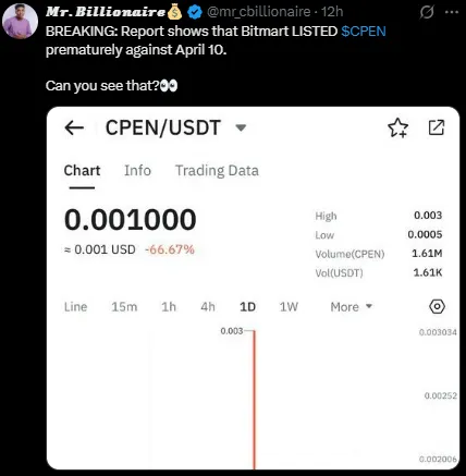 cPen leaked price