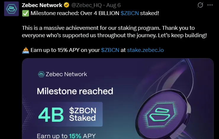 Zebec Network News Today