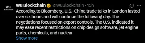 US China trade talks